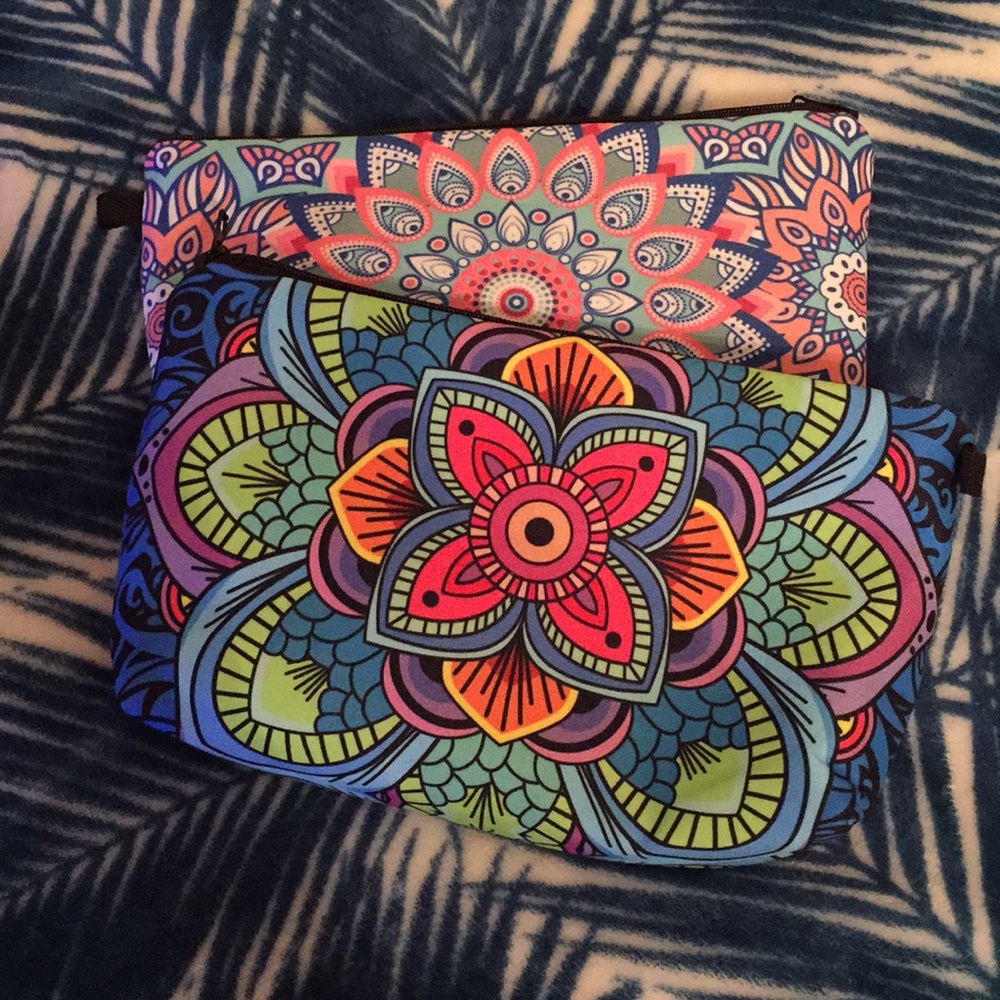 🔷3/$20 NWOT Two Cosmetic/Makeup Bags